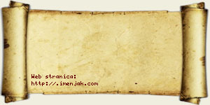 Gala Perunac vizit kartica